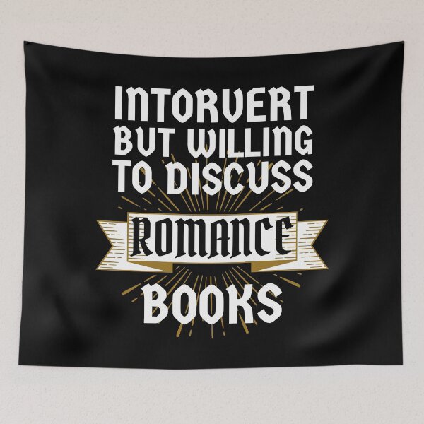 Item preview, Introvert but Willing to Discuss Romance Books designed and sold by ACC .