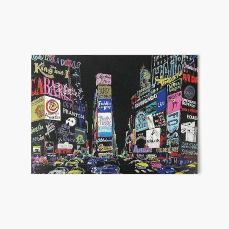 NewYork Musicals/Broadway!! Art Board Print