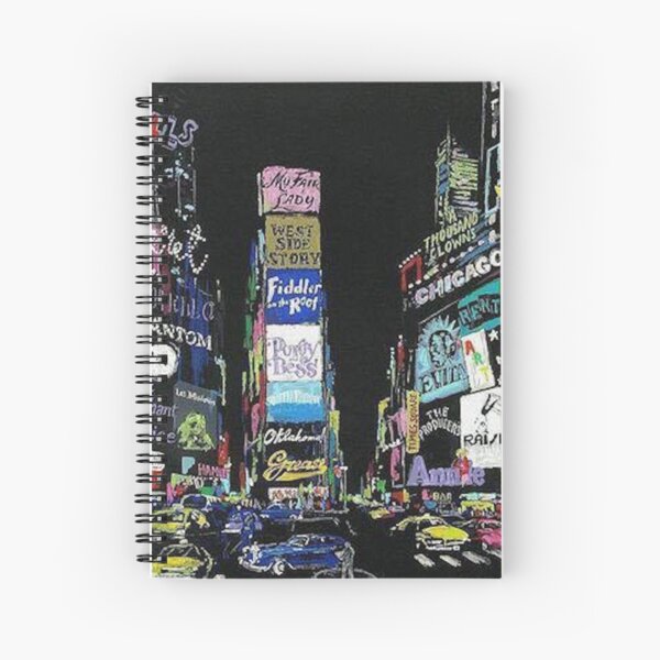 NewYork Musicals/Broadway!! Spiral Notebook