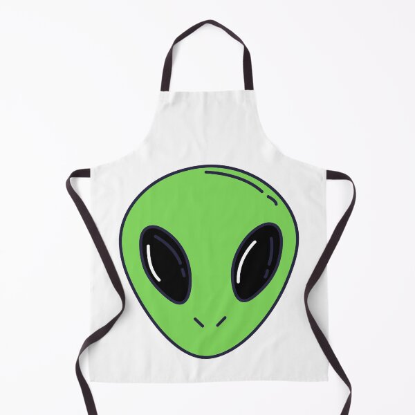 Item preview, Green Alien Head, Extraterrestrial life designed and sold by uranus-art.