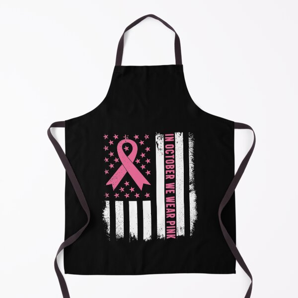 Item preview, In October We Wear Pink American Flag Breast Cancer Awareness designed and sold by GravitiTees.
