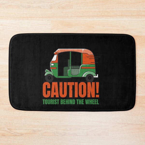 Item preview, Caution tourist behind the weel, funny tuk tuk  designed and sold by NobelFashion.