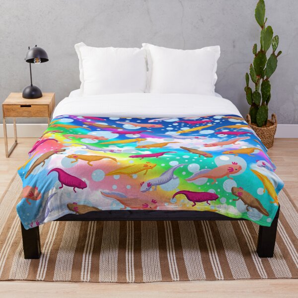 Item preview, Rainbow Axolotl print designed and sold by creativeDaphne.