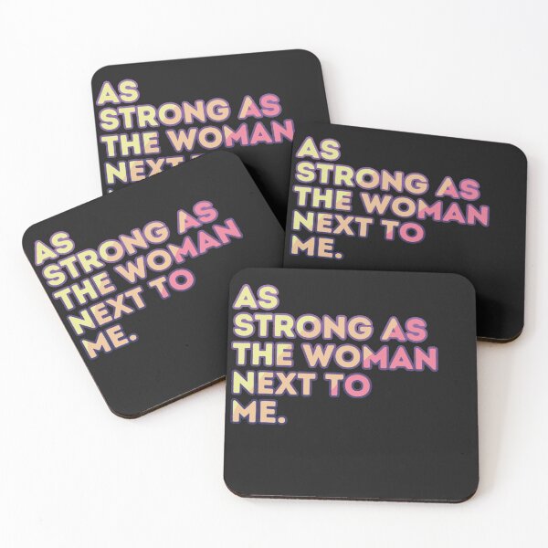 Item preview, Tan fuerte como la mujer a mi lado - Feminismo Feminista designed and sold by Tattoohouse.