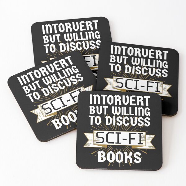 Item preview, Introvert but Willing to Discuss Sci-fi Books designed and sold by ACC .