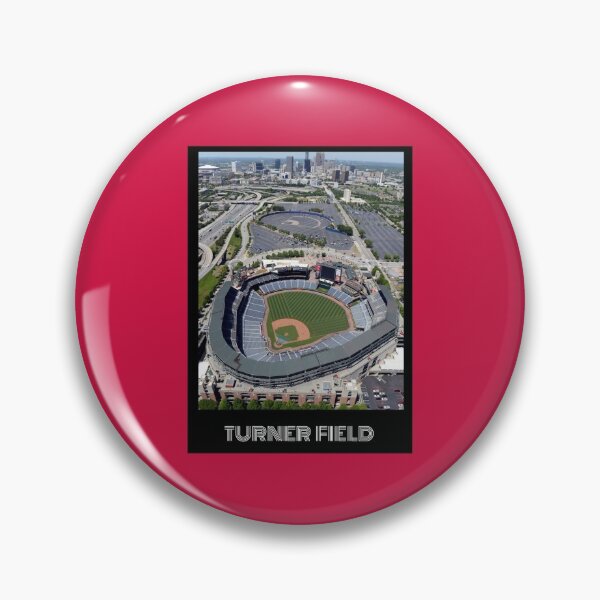 Item preview, Turner Field- Scarlet designed and sold by DeadStadium.