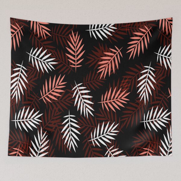 Item preview, Tropical Leaf Pattern Bed Sheet or Frock Design 2 designed and sold by PodiShawna.