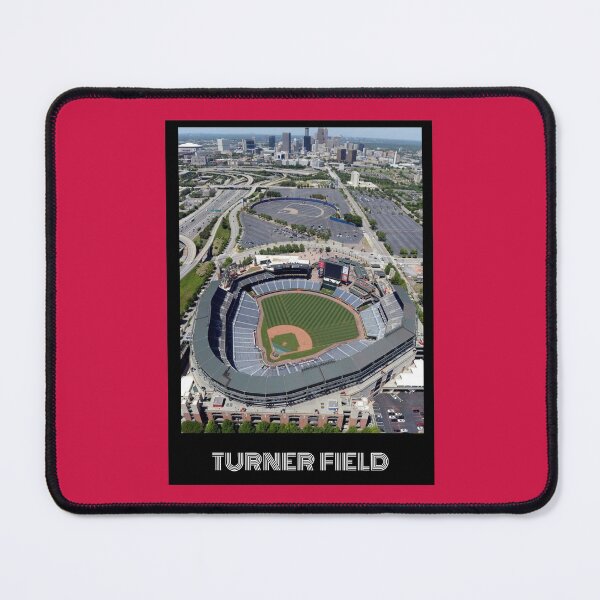Item preview, Turner Field- Scarlet designed and sold by DeadStadium.