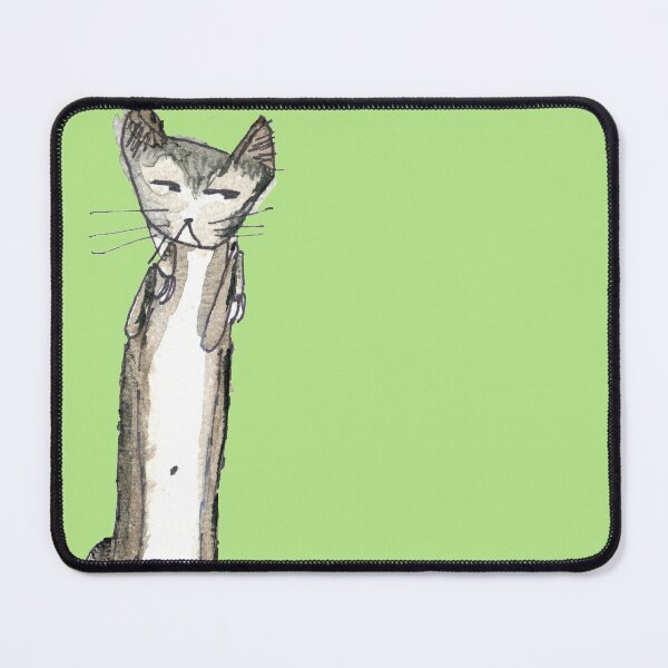 Shifty Cat Mouse Pad