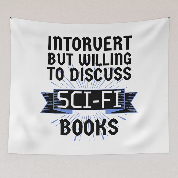 Item preview, Copy of Copy of Introvert but Willing to Discuss Sci-fi Books designed and sold by ACC .