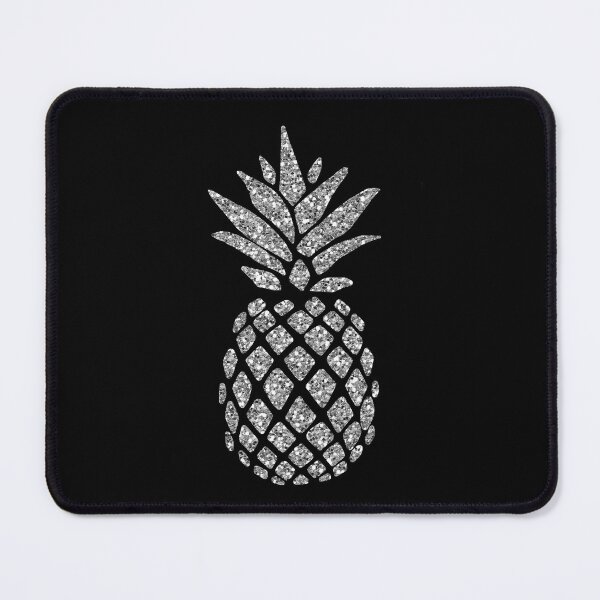 Item preview, Silver Glitter Pineapple designed and sold by maryedenoa.