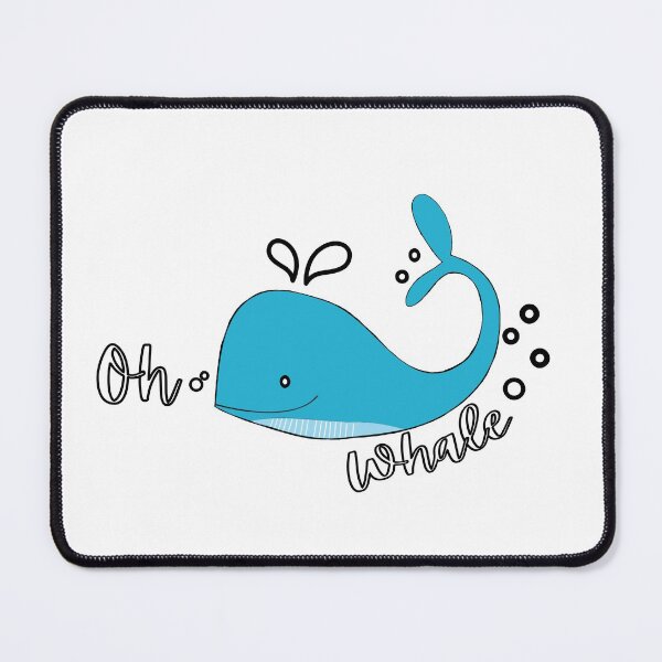 Item preview, Oh Whale - Cute Blue Whale designed and sold by molamode.