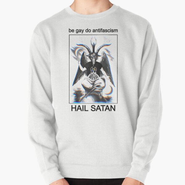 Artikel-Vorschau von sei schwul, sei Antifaschismus, HAIL SATAN Baphomet, designt und verkauft von QueerSatanic.