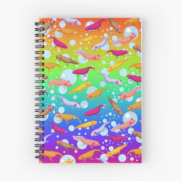 Artikelvorschau, Regenbogen Axolotl V2 entworfen und verkauft von creativeDaphne.