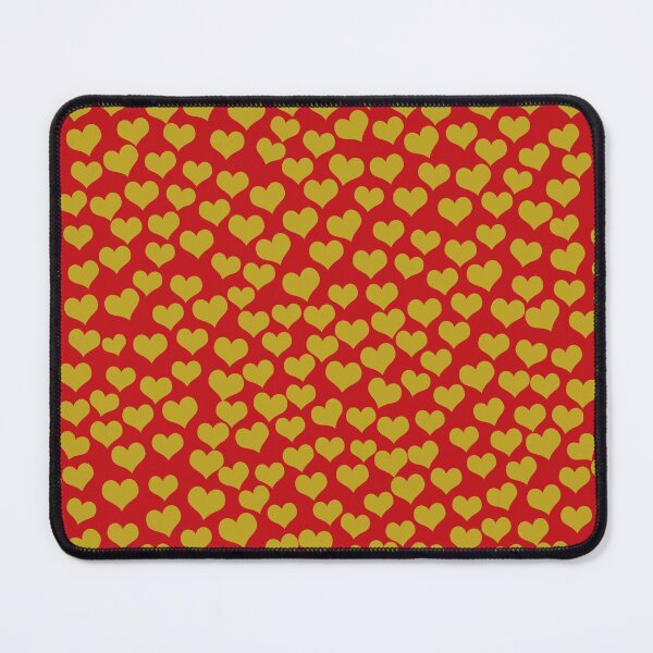 Item preview, Gold Hearts on Red designed and sold by RiadMannan.