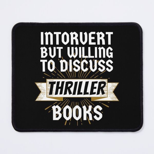 Item preview, Introvert but Willing to Thriller Sci-fi Books designed and sold by ACC .