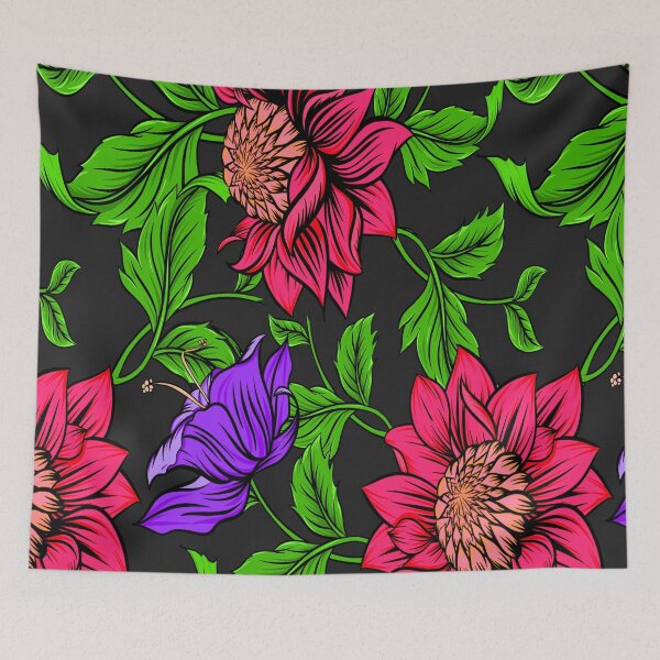 Item preview, Flower Pattern Bed Sheet or Frock Design designed and sold by PodiShawna.