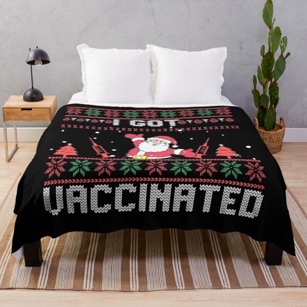 Item preview, Christmas 2021 I Got Vaccinated Santa designed and sold by ilias13.