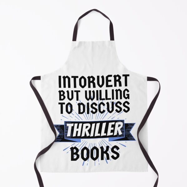 Item preview, Introvert but Willing to Discuss Thriller Books designed and sold by ACC .