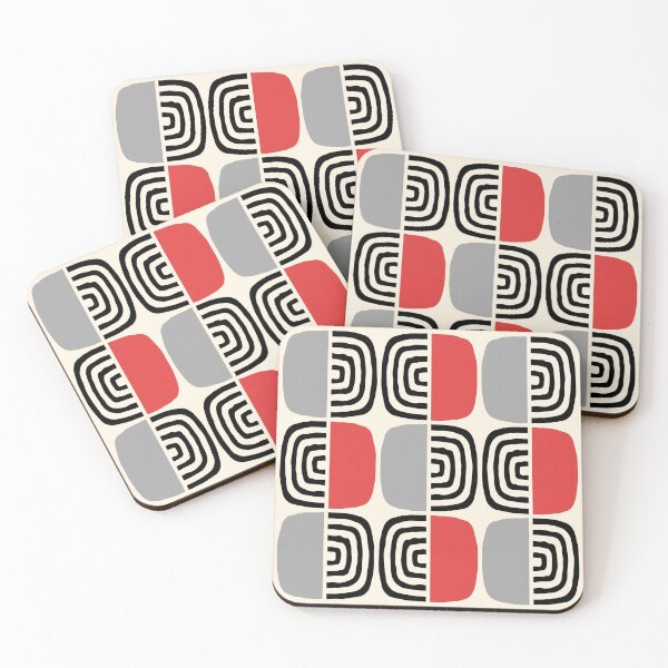 Item preview, Mid Century Modern Half Concentric Circle Pattern 745 designed and sold by tonymagnerart.