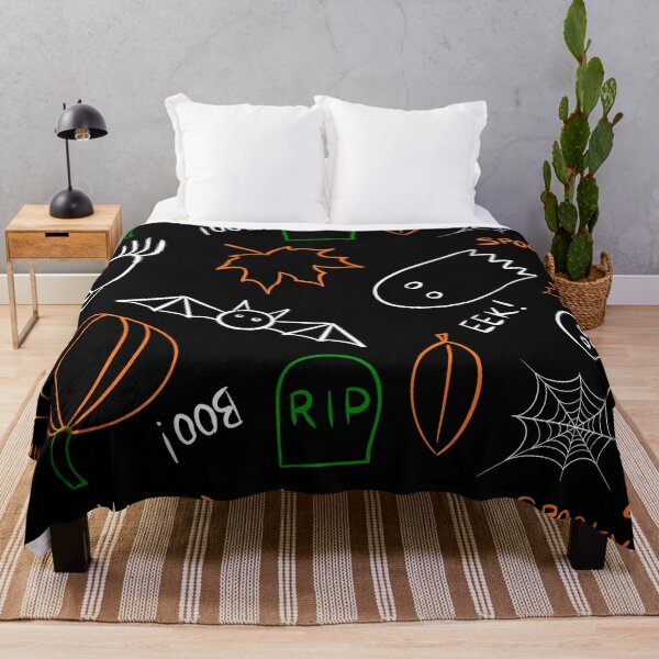 Item preview, Hand Drawn Spooky Season Fall Halloween Pattern designed and sold by that5280lady.