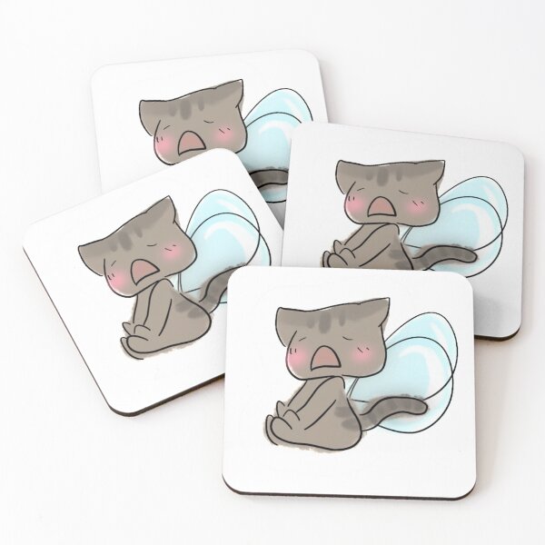 Item preview, yawning cat fairy designed and sold by kimbasmama.