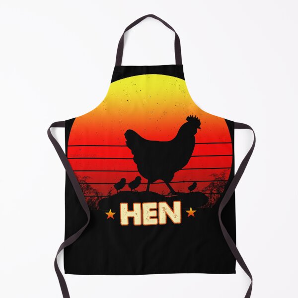 Item preview, Hen Retro Vintage Sunset Animals designed and sold by Cuatrocaminos.