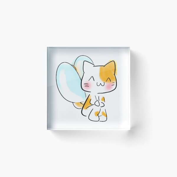 Item preview, sitting fairy cat designed and sold by kimbasmama.
