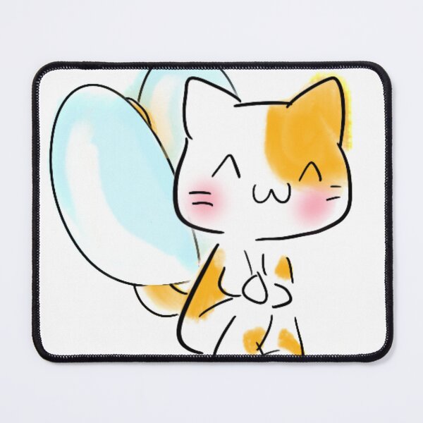 Item preview, sitting fairy cat designed and sold by kimbasmama.