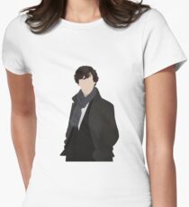 Sherlock Vector Women's Fitted T-Shirt