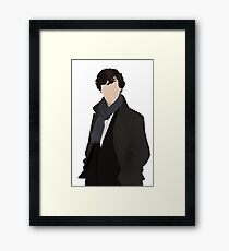 Sherlock Vector Framed Print