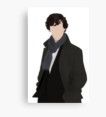 Sherlock Vector Canvas Print