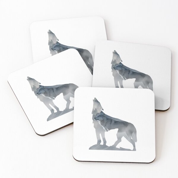Item preview, Wolf silhouette design - Wolves designed and sold by Jessi-Sketches.