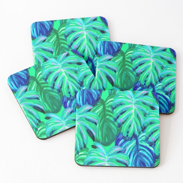 Item preview, Tropical Leaf Pattern Bed Sheet or Frock Design designed and sold by PodiShawna.