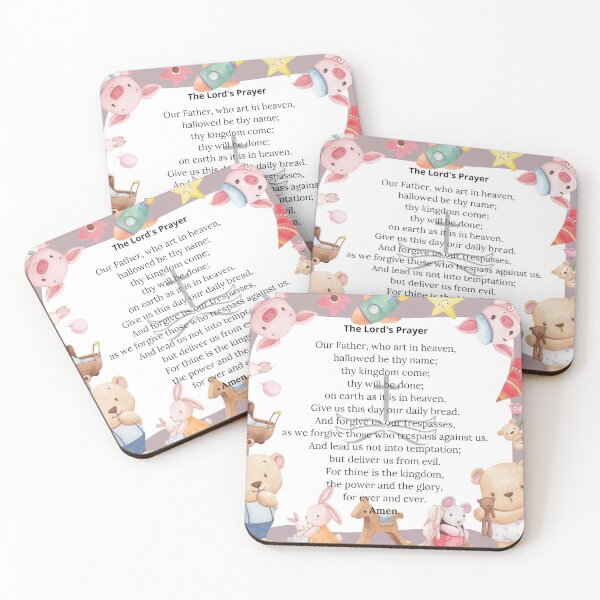 Item preview, The Lord's Prayer designed and sold by For Little Monkeys.