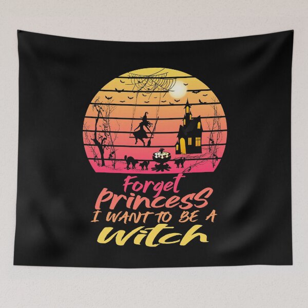 Item preview, Forget Princess I Want To Be A Witch || Funny Growing up Girl Design designed and sold by BlackTulips.