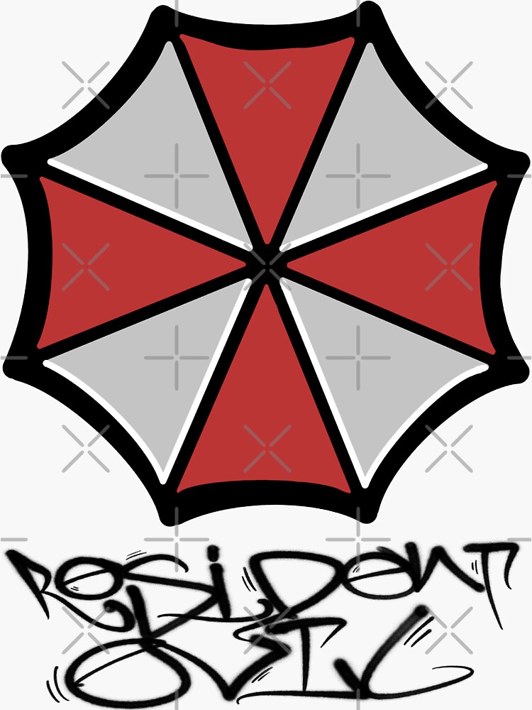"Resident Evil Umbrella Corporation Light Blood Edition 3" Sticker