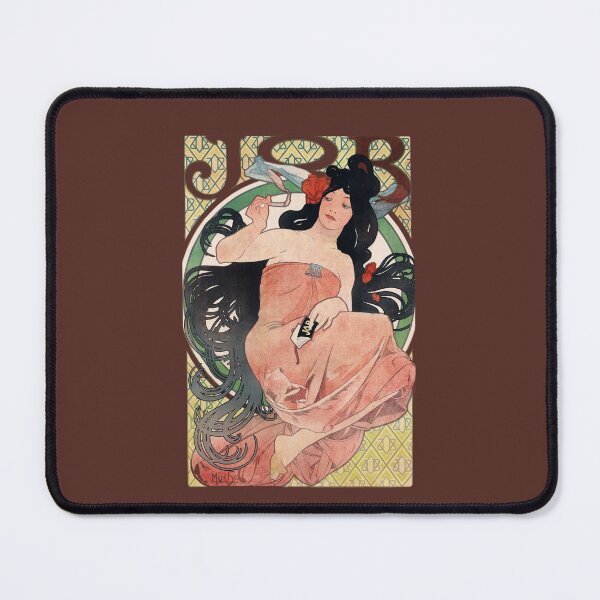 Item preview, JOB, cigarette paper advertisement by Alfons Mucha, 1898 designed and sold by bruntXumber.