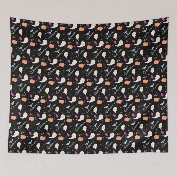 Item preview, Adorable ghosts and pumpkins designed and sold by Ilze Lucero.