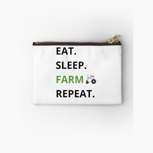 Item preview, Eat Sleep Farm Repeat designed and sold by RoaaMagic.