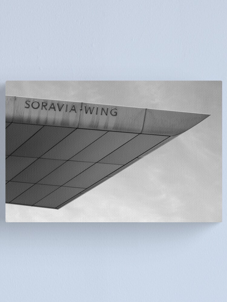 Alternate view of Soravia Wing architecture, Vienna Canvas Print