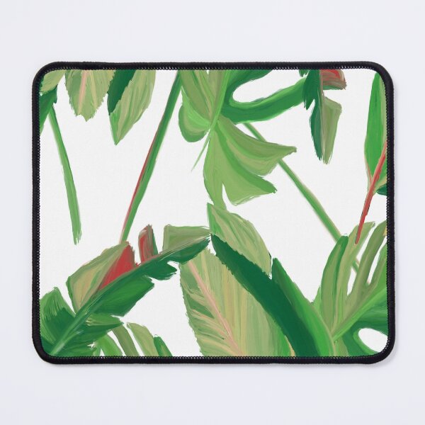 Item preview, Tropical Leaf Pattern Bed Sheet or Frock Design 6 designed and sold by PodiShawna.