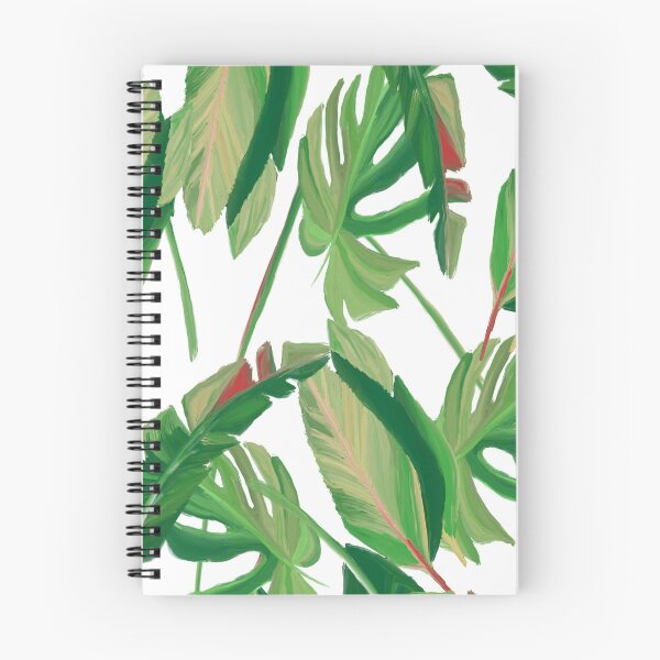 Item preview, Tropical Leaf Pattern Bed Sheet or Frock Design 6 designed and sold by PodiShawna.
