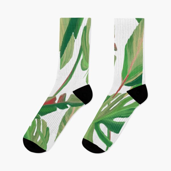 Item preview, Tropical Leaf Pattern Bed Sheet or Frock Design 6 designed and sold by PodiShawna.