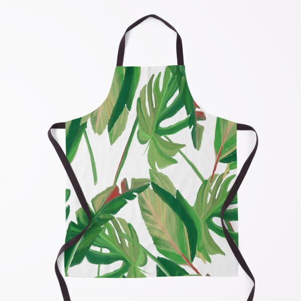 Item preview, Tropical Leaf Pattern Bed Sheet or Frock Design 6 designed and sold by PodiShawna.