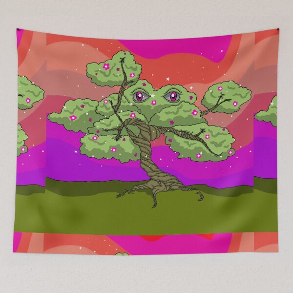Item preview, Benny the Bonsai trippy bonsai tree  designed and sold by VantaTheArtist.