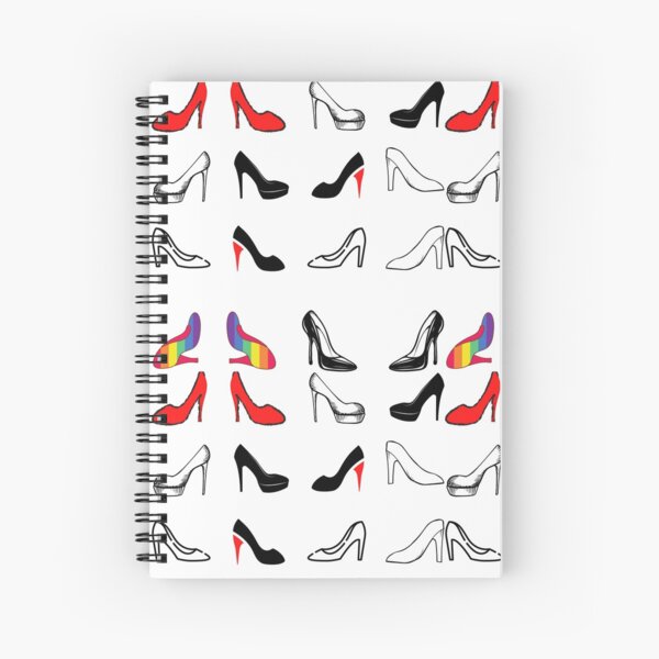 Item preview, Red White and Black Rainbow Heels Sticker Pack Design designed and sold by Rainbows Rock.