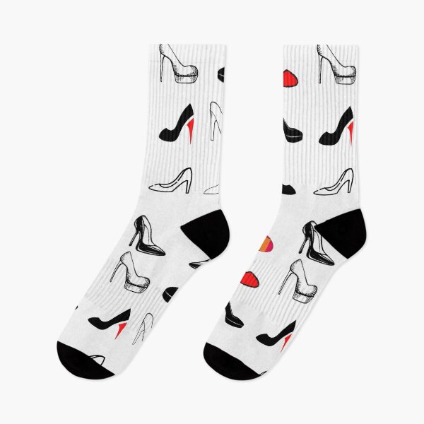 Item preview, Red White and Black Rainbow Heels Sticker Pack Design designed and sold by Rainbows Rock.