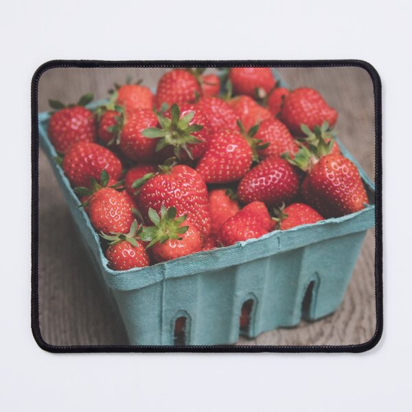 Item preview, Quart of Strawberries on Vintage Wood designed and sold by Leslie Banks.