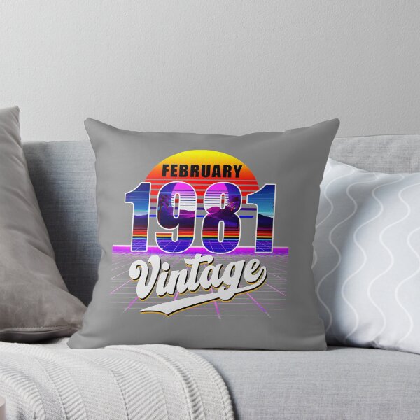 Item preview, Febrero de 1981 40 cumpleaños retro Vaporwave 40's Style designed and sold by DyanStoy.